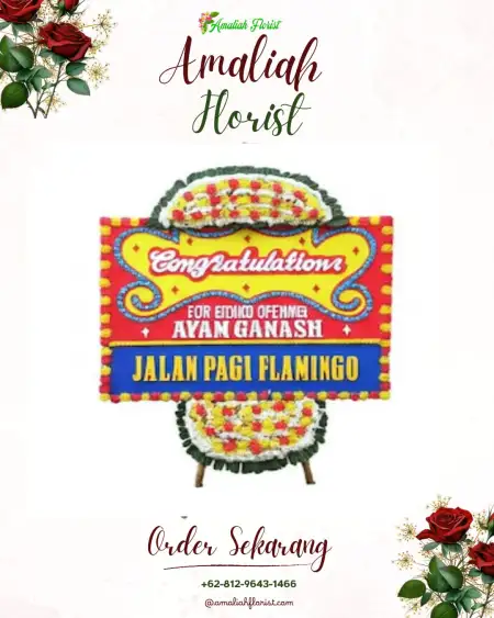 Sewa Papan Bunga Kecik